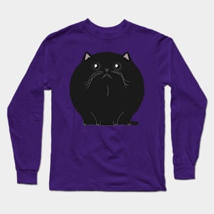 Sfurical round black void cat Long Sleeve T-Shirt